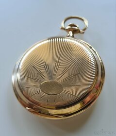 Pánské zlaté kapesní hodinky 14K - 4