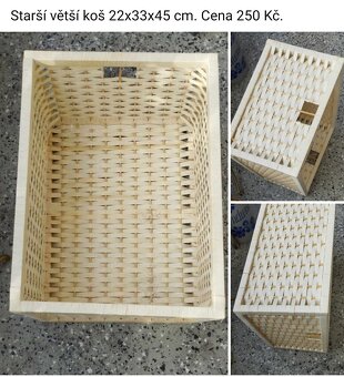 Koše a košíky viz fota. Ceny viz fota. - 4