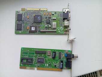 Retro grafická a síťová ISA karta – S3 Trio64V+ + Realtek RT - 4