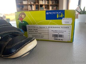 Protetika kožené tenicky, vel. 23, suchý zip - 4