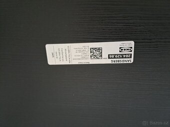 Černý stůl Ikea SANDSBERG - 4