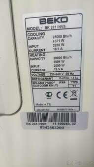 Klimatizace Beko Inverter s topením - 4