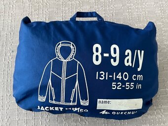 Dětská turistická nepromokavá bunda 131-140 cm - 4