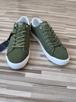 PÁNSKÉ SPORTOVNÍ TENISKY | KHAKI ZELENÁ | TOMMY HILFIGER - 4