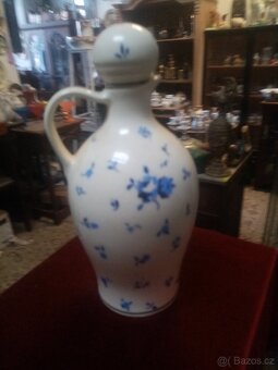 Starožitná keramická glazurovaná karafa - 4