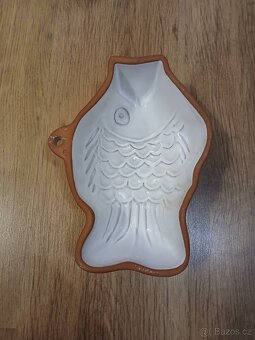 Keramická forma na pečení kapr nová - 4