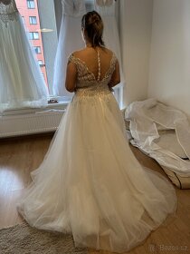Svatební šaty nové Vel 42,44 - 4