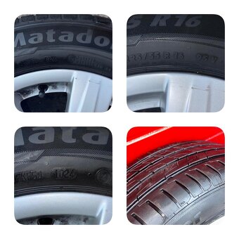 Original 2x ALU kola Audi 16" 7,5J ET45 + 225/55/R16 - 4
