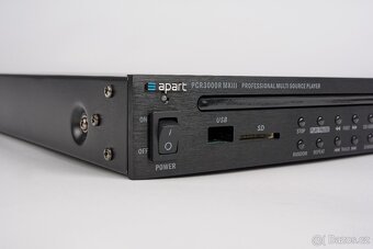 Apart PCR3000RMKIII – profi přehr. CD/USB/SD s FM/DAB+/Blue - 4