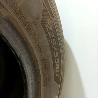 17" PNEU – 225/55/R17 – LETNÍ - značky HANKOOK - 4