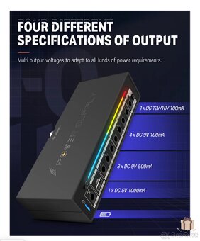 Adapter/napaječ k pedalboardu DP-X - 4