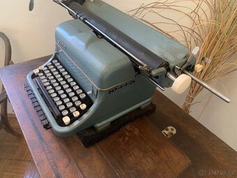 Retro psací stroj Zeta (ČSSR) – k opravě / dekorace - 4
