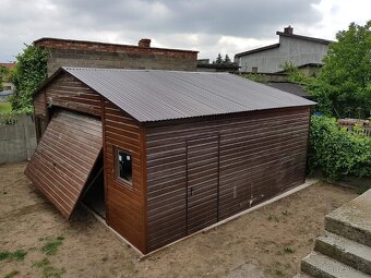 Plechová garáž 5x6m - 4