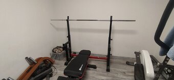 Vzpěračská tyč rovná 220cm/30mm - 4