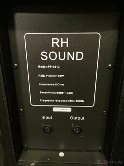 Aparatura 4x reprobox, zesilovač, powermix - 4
