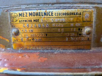 Elektromotor MEZ Mohelnice, 1,5kW - 2875 ot./min - 4