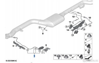 Prodám nové originální BMW čídlo NoX před katalizátorem - 4