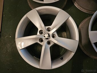 Originální ALU disky 16" ŠKODA EVORA 5x100 ET46 - 4