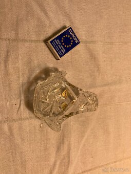 Košíček z ručně broušeného skla, český křišťál. Předání možn - 4