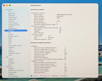 MacBook Air M1 2020 /16GB RAM/256GB SSD/ Záruka - 4