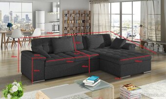 Univerzální sedací souprava s taburetem - 4