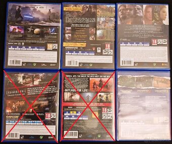PS4 Hry Star Wars Kingdom Come Resident Evil - 4