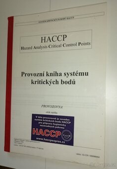 Provozní kniha systému HACCP brožovaná - 4