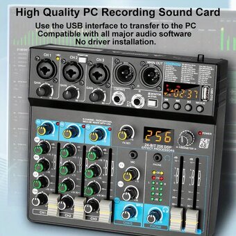 Profesionální audio mix Digitální FX 256-bit - 4