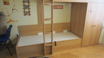 Patrová postel se skříní - 4