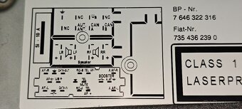 Originální autorádio Fiat 250 CD SB05 - 4