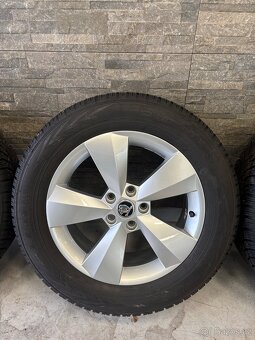 Origo Alu disky škoda 6,5J 5x112 et38 zimní pneu - 4