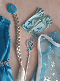 Frozen-Ledové království, Elsa-kostým (šaty,plášť) a doplňky - 4