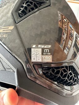 LS2 MX703 C X-FORCE GLOSS CARBON - 4