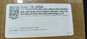 Prodám nové nůžky na kabely značka YEFYM - 4