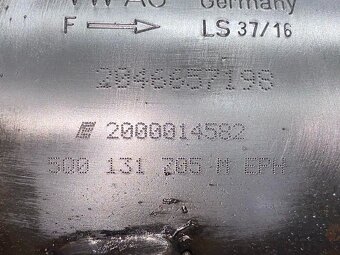 DPF filtr pevných částic 04L131765BR VW Passat B8 r.v. 2017 - 4