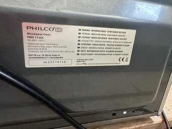 Milrovlnná trouba Philco - 4