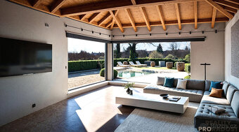 Prodej pozemku s hrubou stavbou domu 5+kk v Mikulčicích, pro - 4