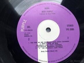 Deep Purple.Burn. LP 1974. Made in UK. - 4