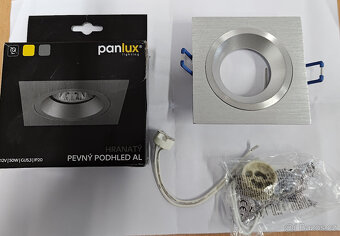 Stropní bodové svítidlo hranaté hliník - 4