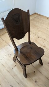 Dřevěný stůl + židle - 4