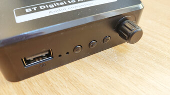 HiFi Bluetooth převodník na sluchátka, CINCH, optický out - 4