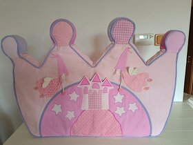 Luxusní velký polštář záhlaví pro princeznu - 4