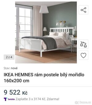 IKEA postel s matrací - 4