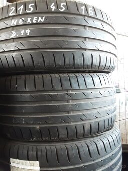 PNEU 225/55/16 a 215/45/16 , 2-4 kusy , R16 léto - 4