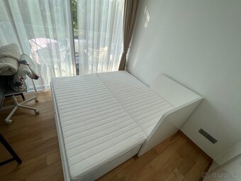 Rozkladaci postel Ikea flekke 80/200 rozlozena 160/200 - 4
