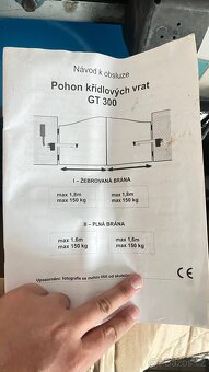 Pohon křídlových vrat gt300 - 4