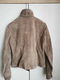 Dámská kožená bunda zn. CAMAIEU - 4