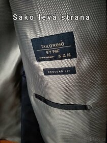 Oblek nový tmavý prodám - 4