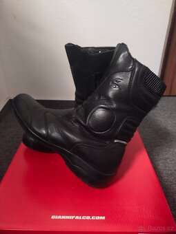 Motorkářské dámské kožené boty Falco 40 - 4