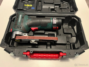 Sada pásové brusky 10x330mm Parkside PWSA 12-Li A1 - 4